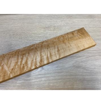 Клён "Птичий Глаз" заготовка накладки для электрогитары Радиал АА Волна АА 11х68х660 мм-12