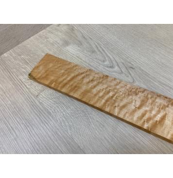 Клён "Птичий Глаз" заготовка накладки для электрогитары Радиал АА Волна АА 11х68х660 мм-7