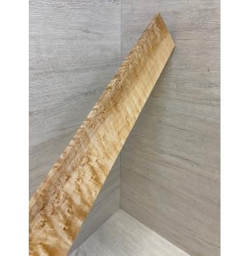 Клён "Птичий Глаз" заготовка накладки для электрогитары Радиал АА Волна АА 11х68х660 мм-9