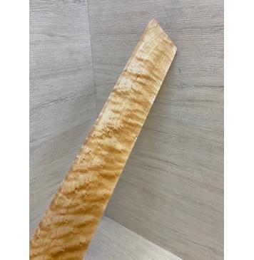 Клён "Птичий Глаз" заготовка накладки для электрогитары Радиал АА Волна АА 11х68х660 мм-11