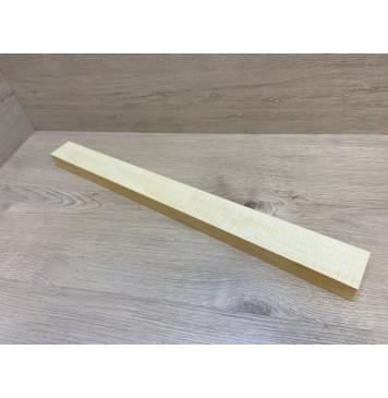 Клён Американский Белый Волнистый заготовка грифа для Безголовой гитары Радиал ААА Волна ААА  30х57-48х585 мм-0