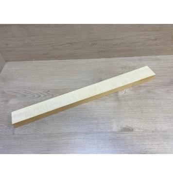 Клён Американский Белый Волнистый заготовка грифа для Безголовой гитары Радиал ААА Волна ААА  30х57-48х585 мм-3