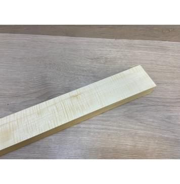 Клён Американский Белый Волнистый заготовка грифа для Безголовой гитары Радиал ААА Волна ААА  30х57-48х585 мм-8