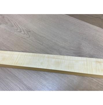 Клён Американский Белый Волнистый заготовка грифа для Безголовой гитары Радиал ААА Волна ААА  30х57-48х585 мм-9