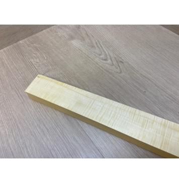 Клён Американский Белый Волнистый заготовка грифа для Безголовой гитары Радиал ААА Волна ААА  30х57-48х585 мм-10