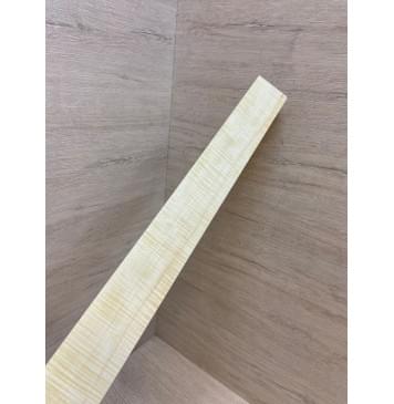 Клён Американский Белый Волнистый заготовка грифа для Безголовой гитары Радиал ААА Волна ААА  30х57-48х585 мм-11