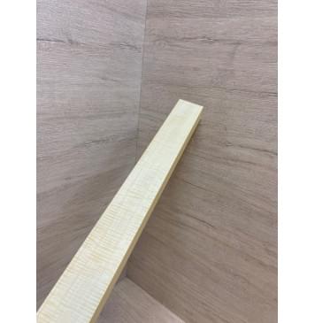 Клён Американский Белый Волнистый заготовка грифа для Безголовой гитары Радиал ААА Волна ААА  30х57-48х585 мм-14