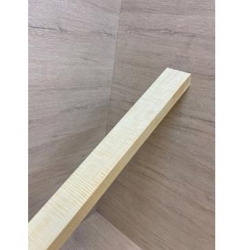 Клён Американский Белый Волнистый заготовка грифа для Безголовой гитары Радиал ААА Волна ААА  30х57-48х585 мм-15