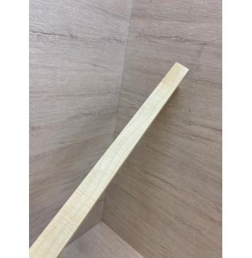 Клён Американский Белый Волнистый заготовка грифа для Безголовой гитары Радиал ААА Волна ААА  30х57-48х585 мм-16