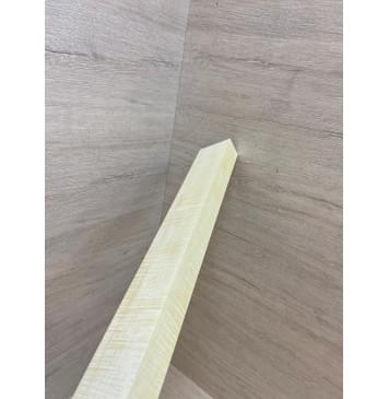 Клён Американский Белый Волнистый заготовка грифа для Безголовой гитары Радиал ААА Волна ААА  30х57-48х585 мм-17