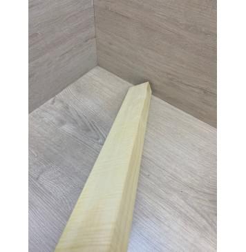 Клён Американский Белый Волнистый заготовка грифа для Безголовой гитары Радиал ААА Волна ААА  30х57-48х585 мм-22