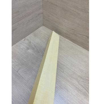 Клён Американский Белый Волнистый заготовка грифа для Безголовой гитары Радиал ААА Волна ААА  30х57-48х585 мм-21