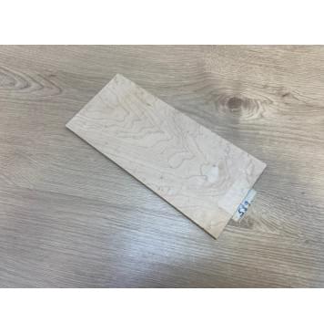 Клён Белый заготовка накладки на головку грифа Тангент ААА 7х116х250 мм-0