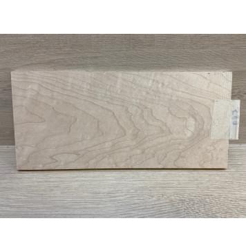 Клён Белый заготовка накладки на головку грифа Тангент ААА 7х116х250 мм-2