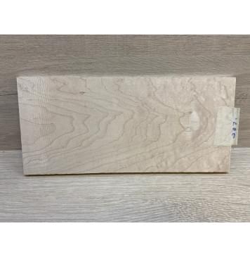 Клён Белый заготовка накладки на головку грифа Тангент ААА 7х116х250 мм-3