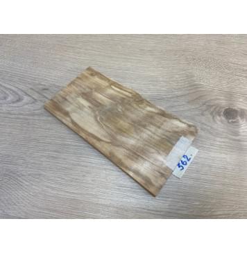 Берёза Болотная заготовка накладки на головку грифа Радиал АА 9х98х190 мм-0