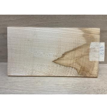 Клён Белый заготовка накладки на головку грифа Радиал АА 5х123х225 мм-2