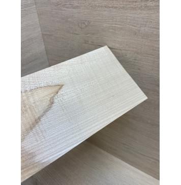 Клён Белый заготовка накладки на головку грифа Радиал АА 5х123х225 мм-5