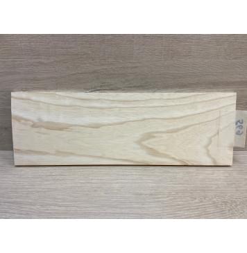 Ясень Белый заготовка накладки на головку грифа Смешанный ААА 6х95х280 мм-1