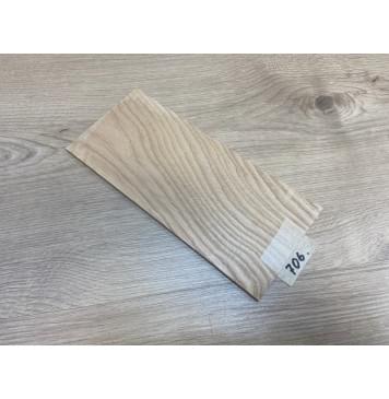 Ясень Белый заготовка накладки на головку грифа Смешанный ААА 4х103х225 мм-0