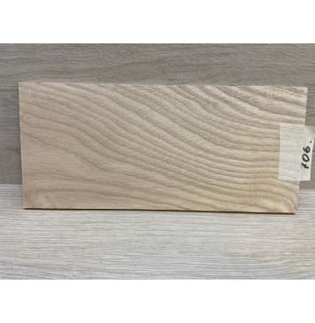 Ясень Белый заготовка накладки на головку грифа Смешанный ААА 4х103х225 мм-3