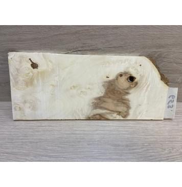 Клён Американский Каповый заготовка накладки на головку грифа Смешанный АА 4х95х200 мм-2