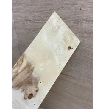 Клён Американский Каповый заготовка накладки на головку грифа Смешанный АА 4х95х200 мм-5