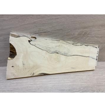 Клён Американский Spalted заготовка накладки на головку грифа Смешанный АА 8х65-110х190 мм-3