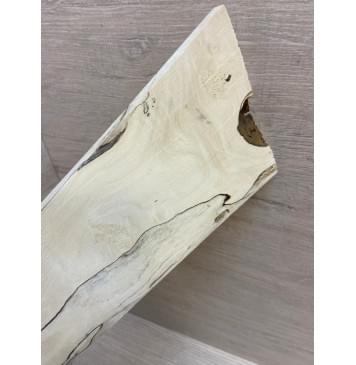 Клён Американский Spalted заготовка накладки на головку грифа Смешанный АА 8х65-110х190 мм-4