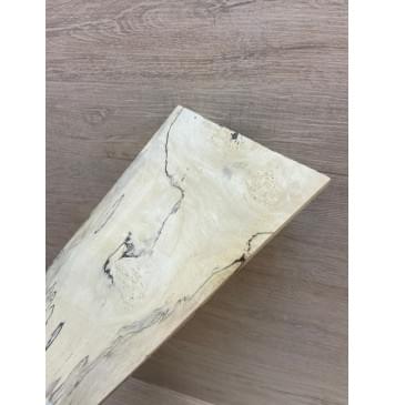 Клён Американский Spalted заготовка накладки на головку грифа Смешанный АА 8х65-110х190 мм-5