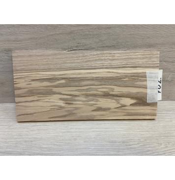 Ясень Оливковый заготовка накладки на головку грифа Смешанный ААА 6х100х200 мм-3