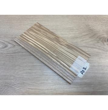 Ясень Оливковый заготовка накладки на головку грифа Смешанный ААА 5х99х200 мм-0