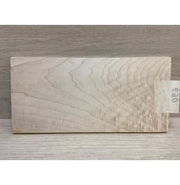 Клён Белый заготовка накладки на головку грифа Тангент АА 5х108х220 мм-2