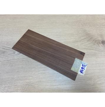 Палисандр Бразильский Сантос заготовка накладки на головку грифа Радиал ААА 1.5х108х245 мм-0