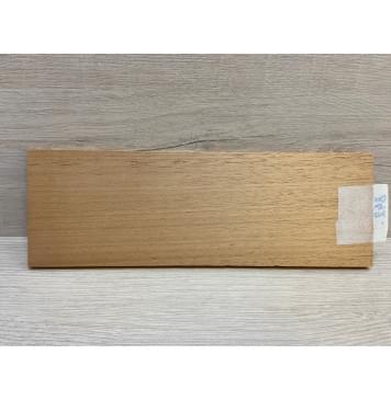 Махагон Кая заготовка накладки на головку грифа Радиал АА 7х93х270 мм-3