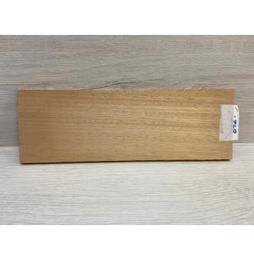 Махагон Кая заготовка накладки на головку грифа Радиал АА 7х93х270 мм-5