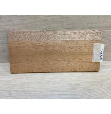 Махагон Кая заготовка накладки на головку грифа Радиал АА 6х102х220 мм-4