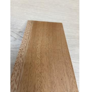 Махагон Кая заготовка накладки на головку грифа Радиал АА 6х102х220 мм-3