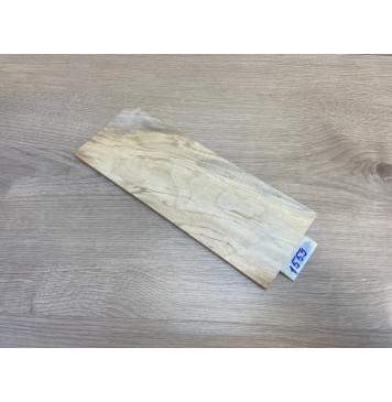 Клён Американский Волнистый заготовка накладки на головку грифа Смешанный ААА Волна А 5х103х265 мм-0