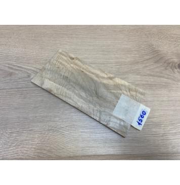 Клён Американский Волнистый заготовка накладки на головку грифа Смешанный ААА Волна А 4х102х208 мм-1