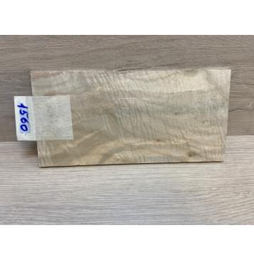 Клён Американский Волнистый заготовка накладки на головку грифа Смешанный ААА Волна А 4х102х208 мм-2