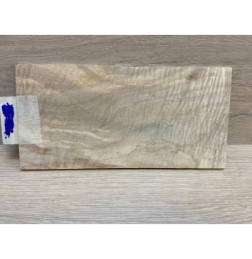 Клён Американский Волнистый заготовка накладки на головку грифа Смешанный ААА Волна А 4х102х208 мм-3