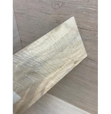 Клён Американский Волнистый заготовка накладки на головку грифа Смешанный ААА Волна А 4х102х208 мм-5