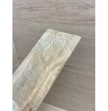 Клён Американский Волнистый заготовка накладки на головку грифа Смешанный ААА Волна А 5х102х208 мм-5