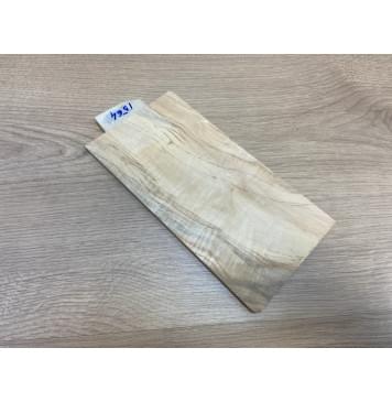 Клён Американский Волнистый заготовка накладки на головку грифа Смешанный ААА Волна А 5х102х198 мм-0