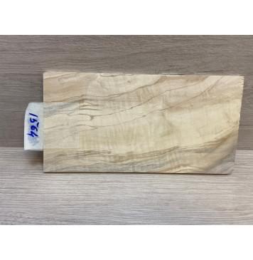 Клён Американский Волнистый заготовка накладки на головку грифа Смешанный ААА Волна А 5х102х198 мм-2