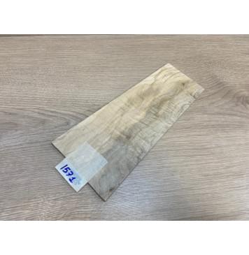 Клён Американский Волнистый заготовка накладки на головку грифа Смешанный ААА Волна А 5х115-89х262 мм-1