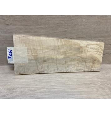Клён Американский Волнистый заготовка накладки на головку грифа Смешанный ААА Волна А 5х115-89х262 мм-0