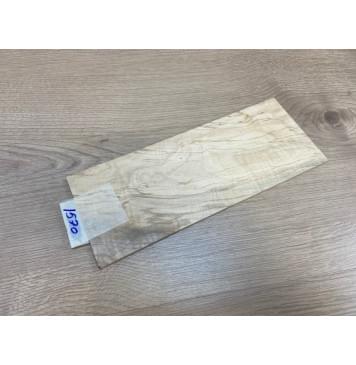 Клён Американский Волнистый заготовка накладки на головку грифа Смешанный ААА Волна А 5.6х103х267 мм-1