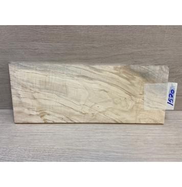 Клён Американский Волнистый заготовка накладки на головку грифа Смешанный ААА Волна А 5.6х103х267 мм-3